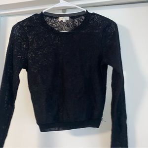 Wilfred Lace Long Sleeve Top Size Small